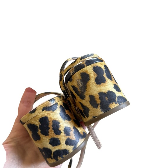 Loeffler Randall Gracie Bow Sandals In Leopard - Picture 12 of 15